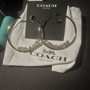 Brand new coach earrings